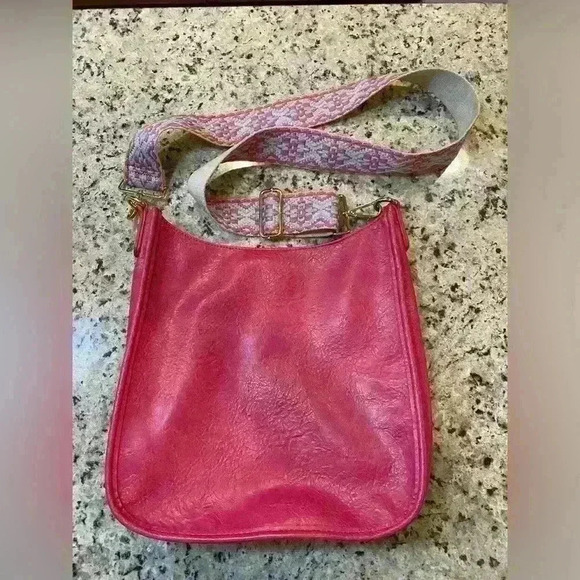 Ah-adorned Vegan Leather Messenger - Picture 2 of 5